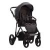 Bebetto Pascal Premium Class Dark 02 kolor czarny ekoskóra wózek 2w1